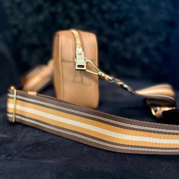 Prada Crossbody leather Bandoliera Camera Bag with Guitar Strap Caramel color - Picture 5 of 11